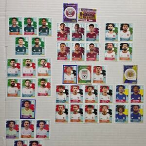 Panini FIFA World Cup 2026 Sticker Lot - Mixed National Teams (39 Stickers)